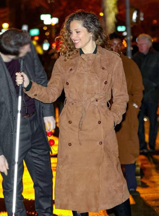 Margarita Levieva Daredevil Born Again Heather Glenn Brown Coat