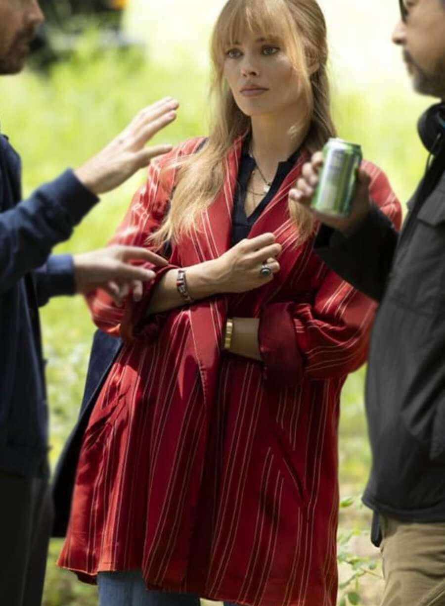 Margot Robbie A Big Bold Beautiful Journey Sarah Red Blazer