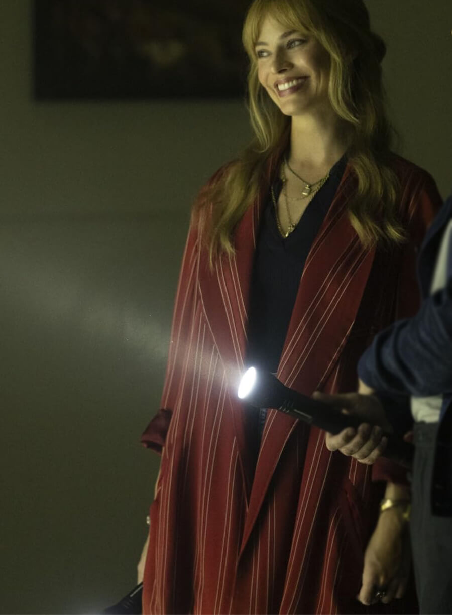 Margot Robbie A Big Bold Beautiful Journey Sarah Red Blazer