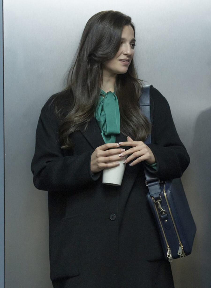 Marisa Abel Industry Yasmin Yazdani Black Wool Coat