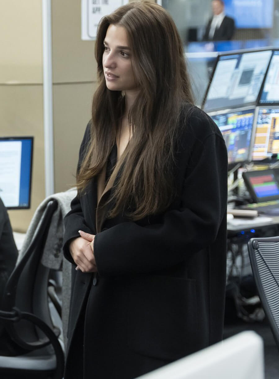 Marisa Abel Industry Yasmin Yazdani Black Wool Coat
