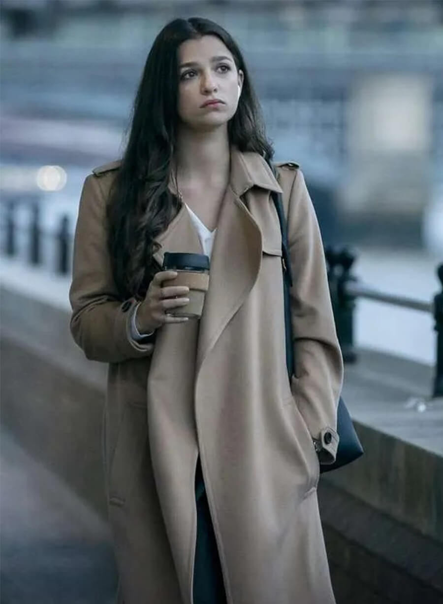 Marisa Abel Industry Yasmin Yazdani Brown Wool Coat