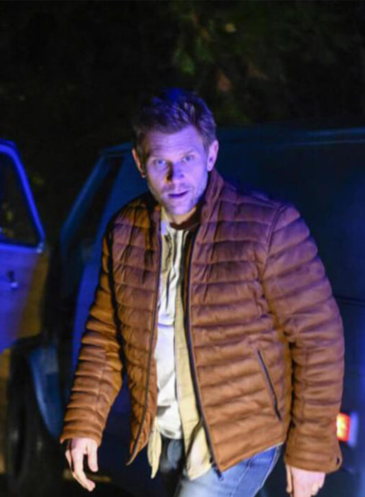 Mark Pellegrino Supernatural Lucifer Brown Puffer Jacket