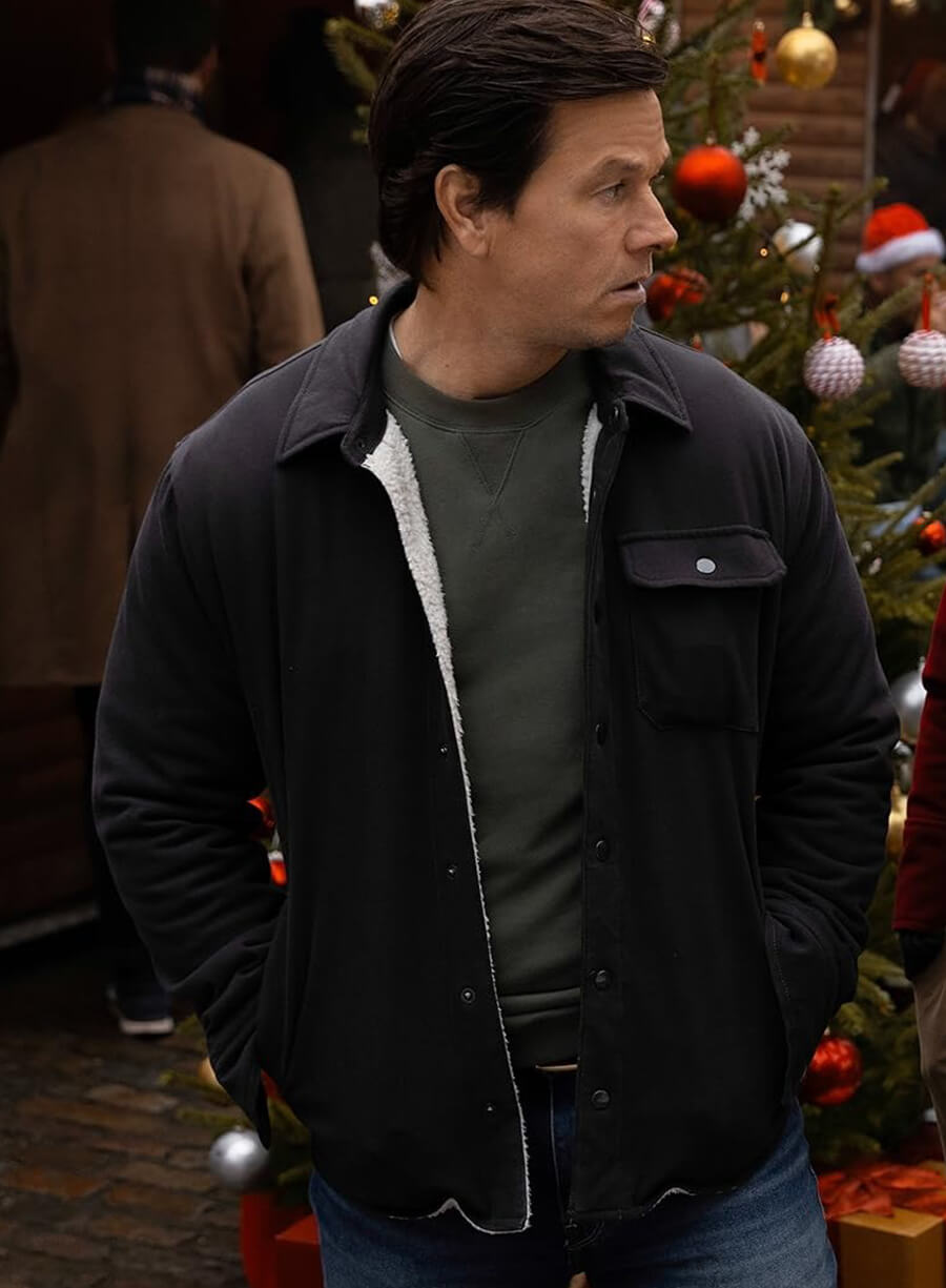Mark Wahlberg The Family Plan 2 Dan Morgan Black Jacket
