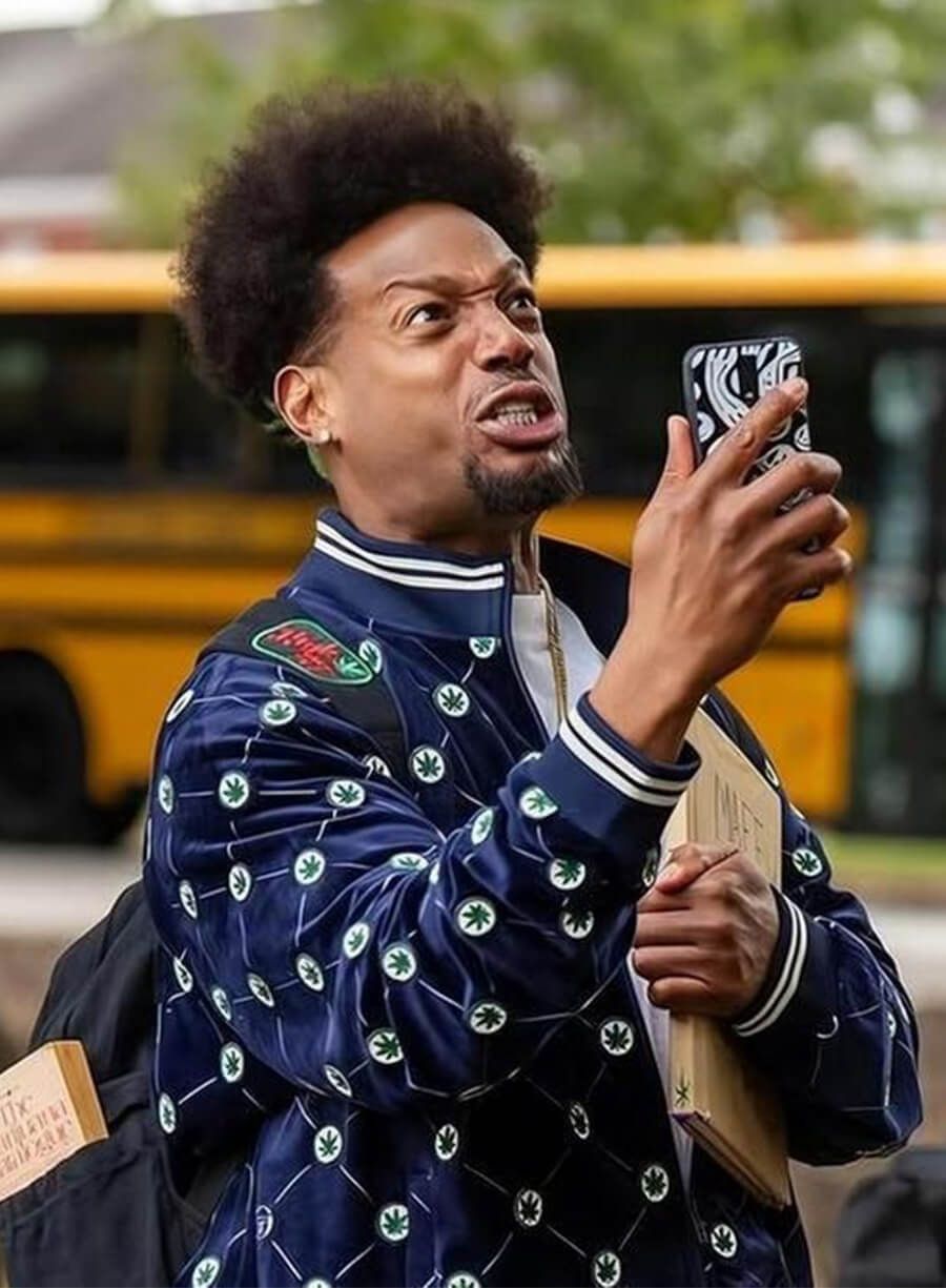 Marlon Wayans Scary Movie 2026 Shorty Joe Blue Jacket