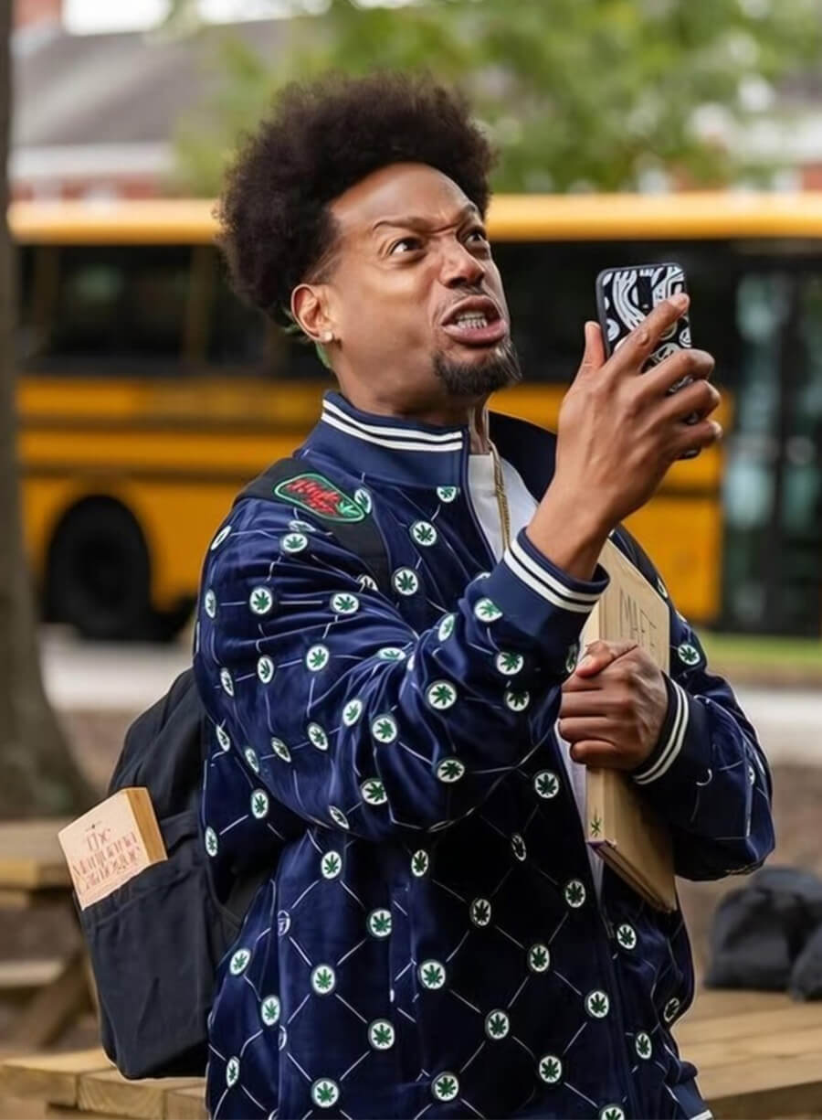 Marlon Wayans Scary Movie 2026 Shorty Joe Blue Jacket