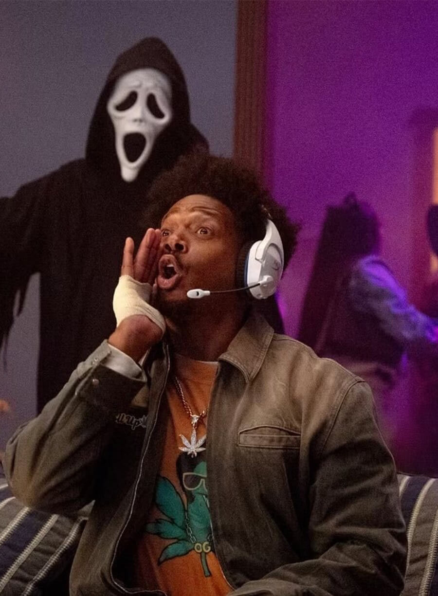 Marlon Wayans Scary Movie 2026 Shorty Joe Grey Jacket