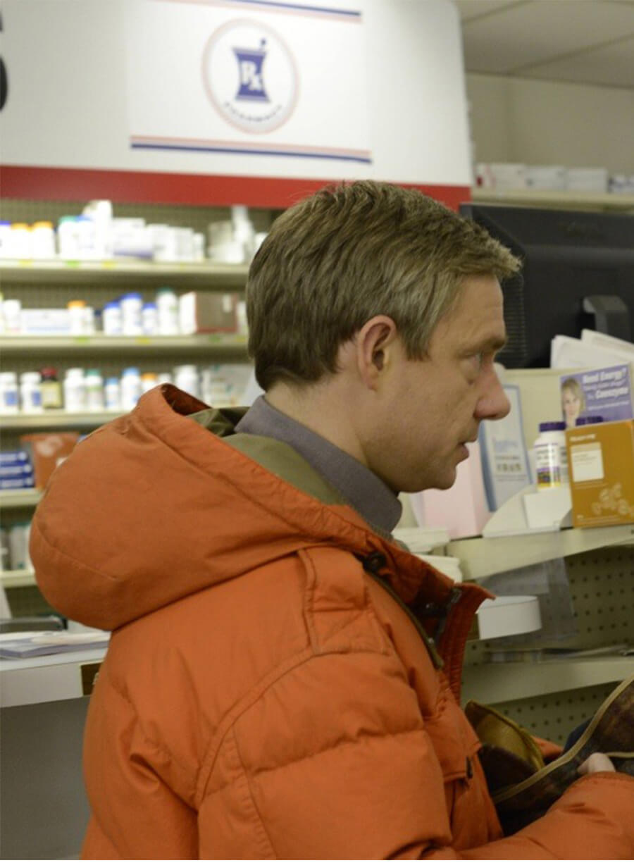 Martin Freeman Fargo Lester Nygaard Orange Jacket