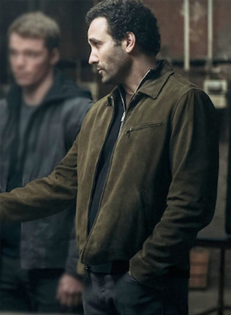 Marwan The Night Agent S02Sami Saidi Suede Jacket