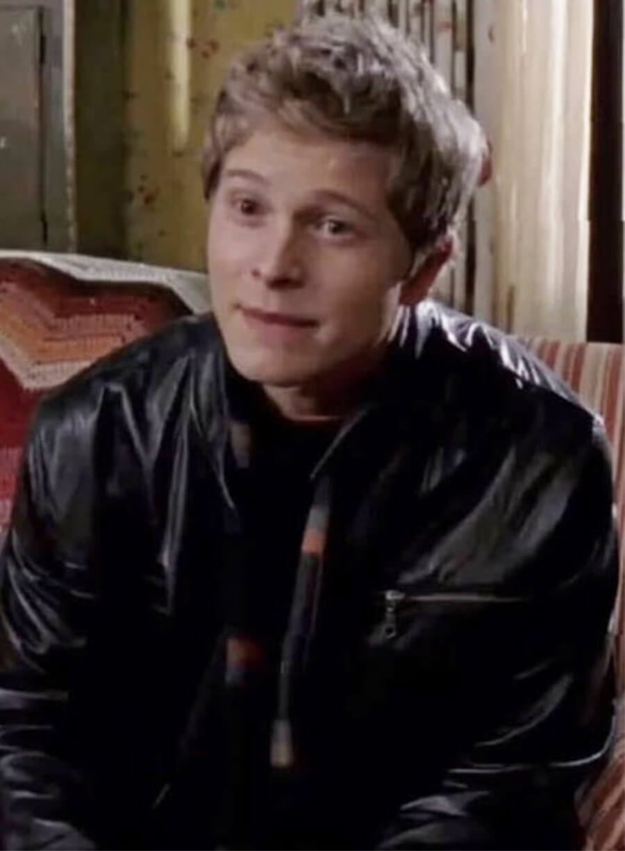 Matt Czuchry Gilmore Girls Logan Huntzberger Black Leather Jacket
