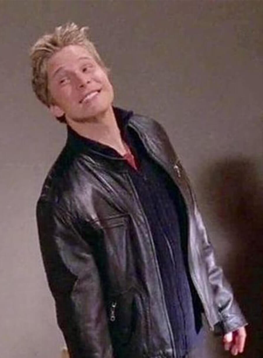 Matt Czuchry Gilmore Girls Logan Huntzberger Black Leather Jacket