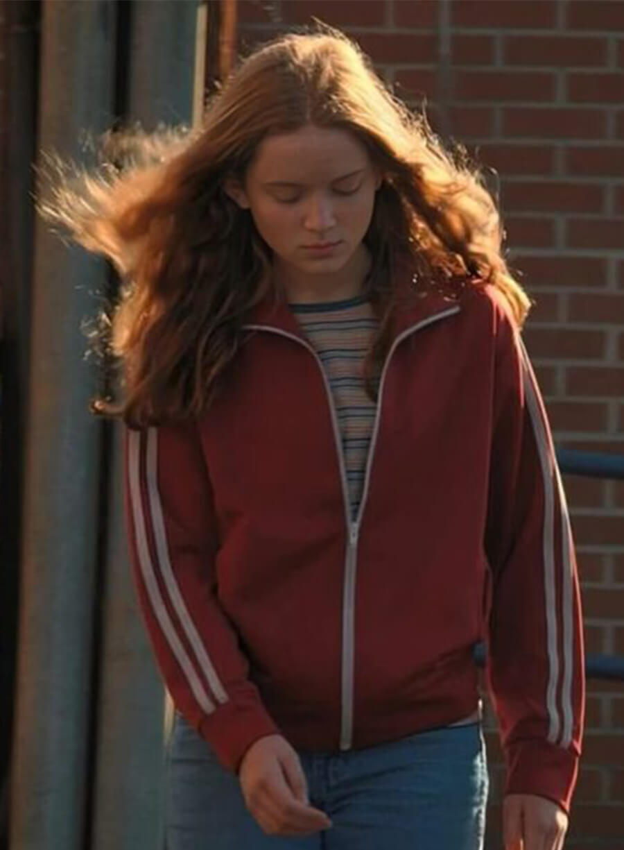 Max Mayfield Stranger Things Red Track Jacket