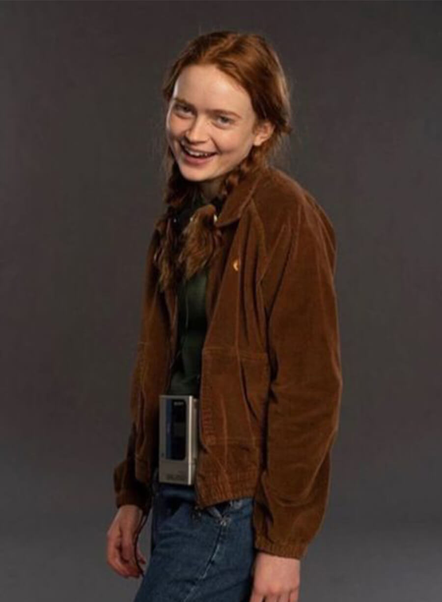 Max Mayfield Stranger Things S04 Brown Jacket