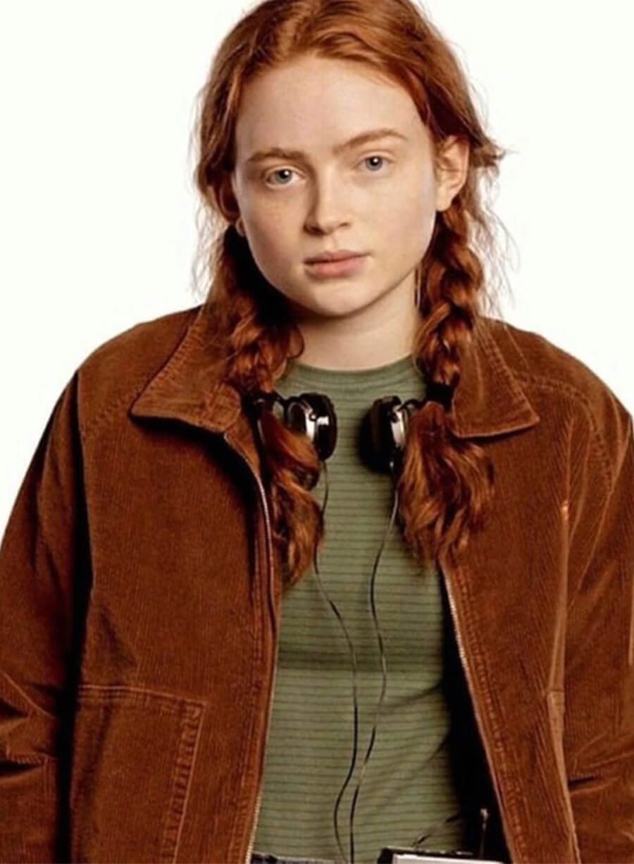 Max Mayfield Stranger Things S04 Brown Jacket