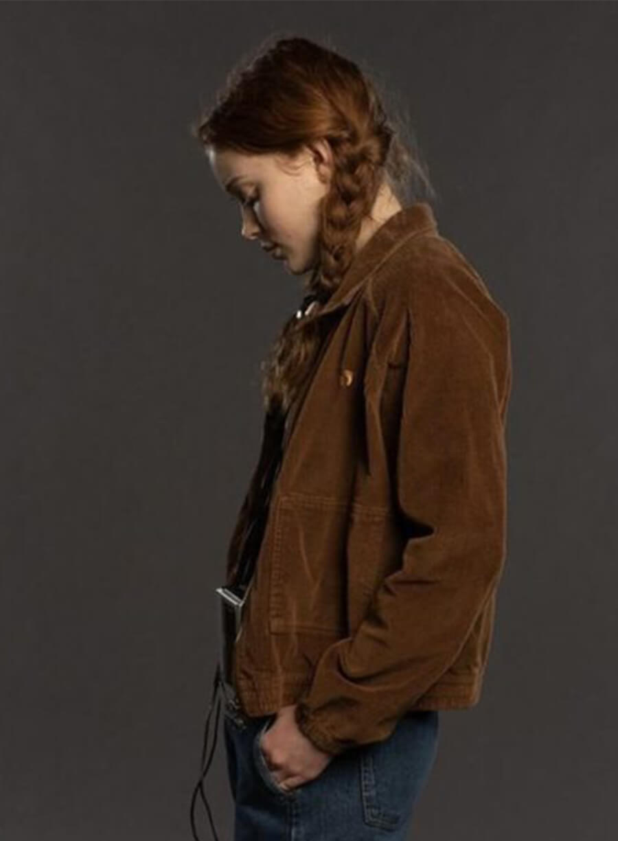 Max Mayfield Stranger Things S04 Brown Jacket