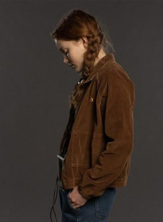 Max Mayfield Stranger Things S04 Brown Jacket