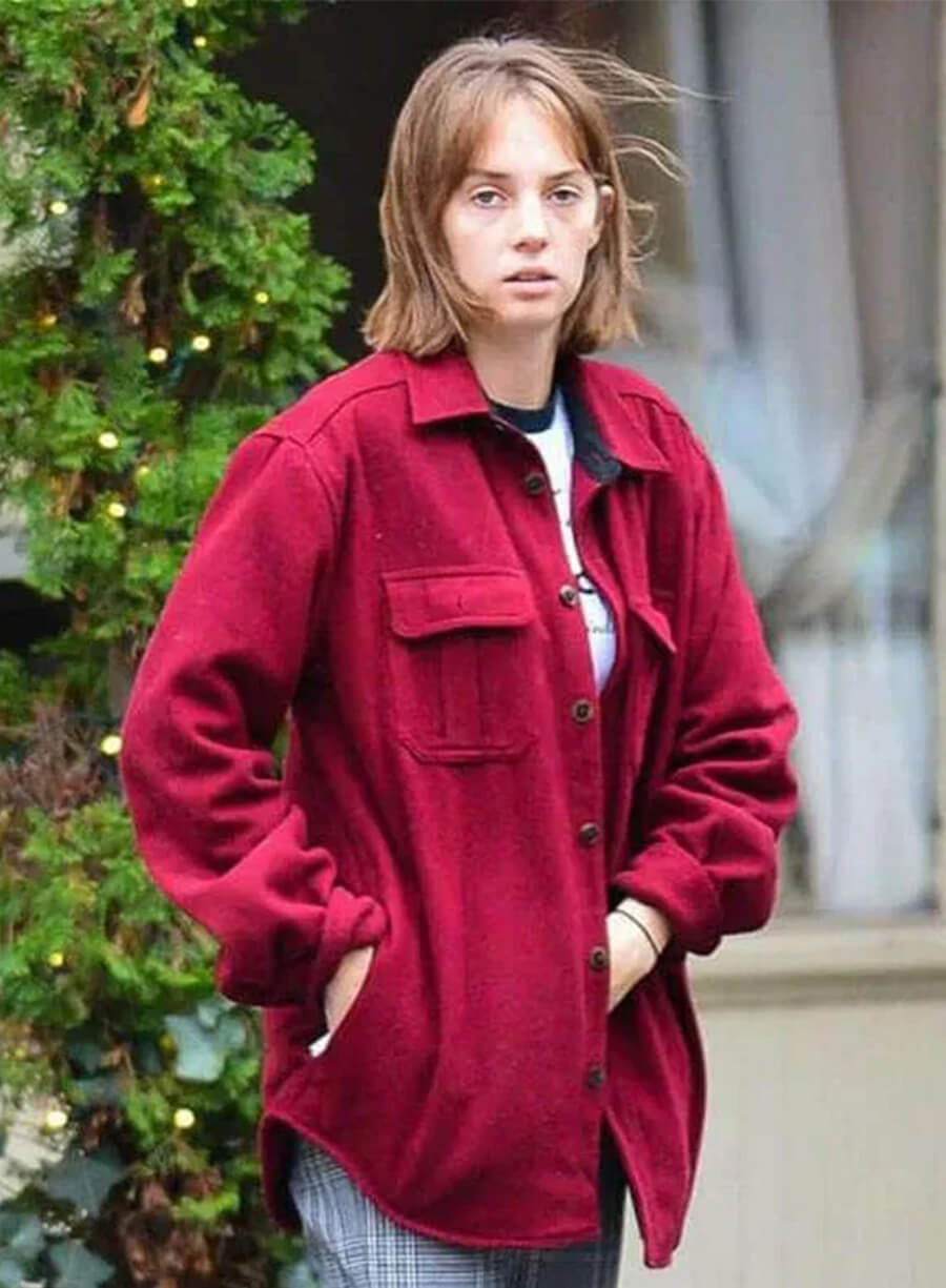 Maya Hawke Stranger Things Robin Buckley Red Jacket