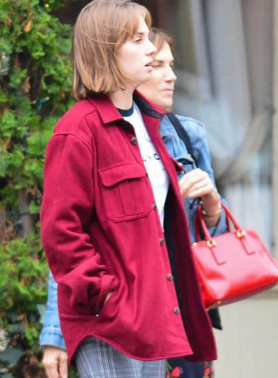 Maya Hawke Stranger Things Robin Buckley Red Jacket
