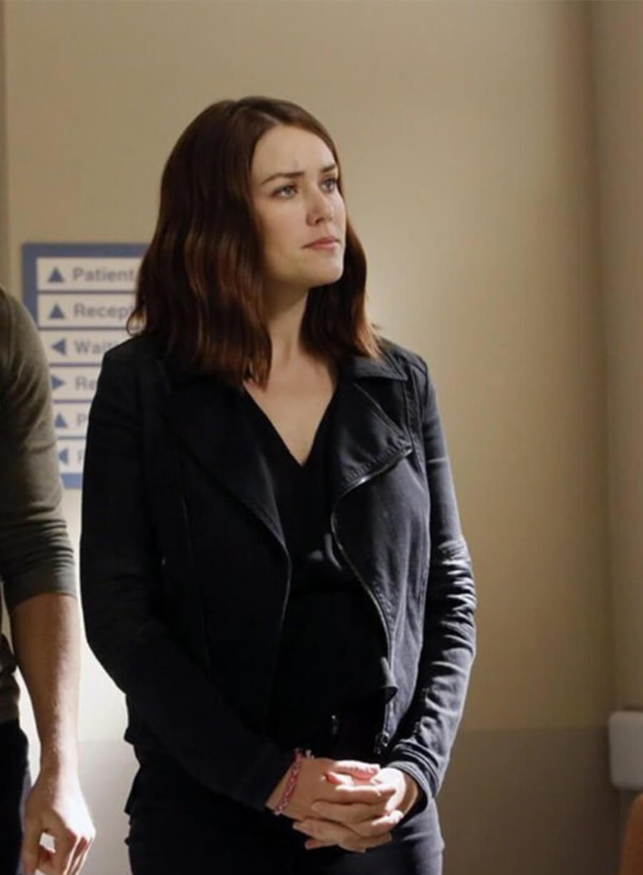 Megan Boone The Blacklist Elizabeth Keen Black Jacket