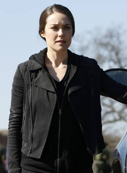 Megan Boone The Blacklist Elizabeth Keen Black Jacket