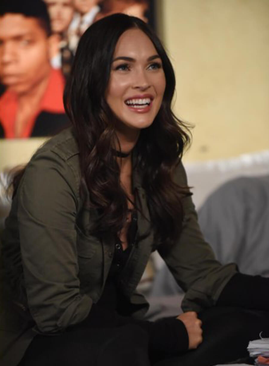 Megan Fox New Girl Green Cotton Jacket 