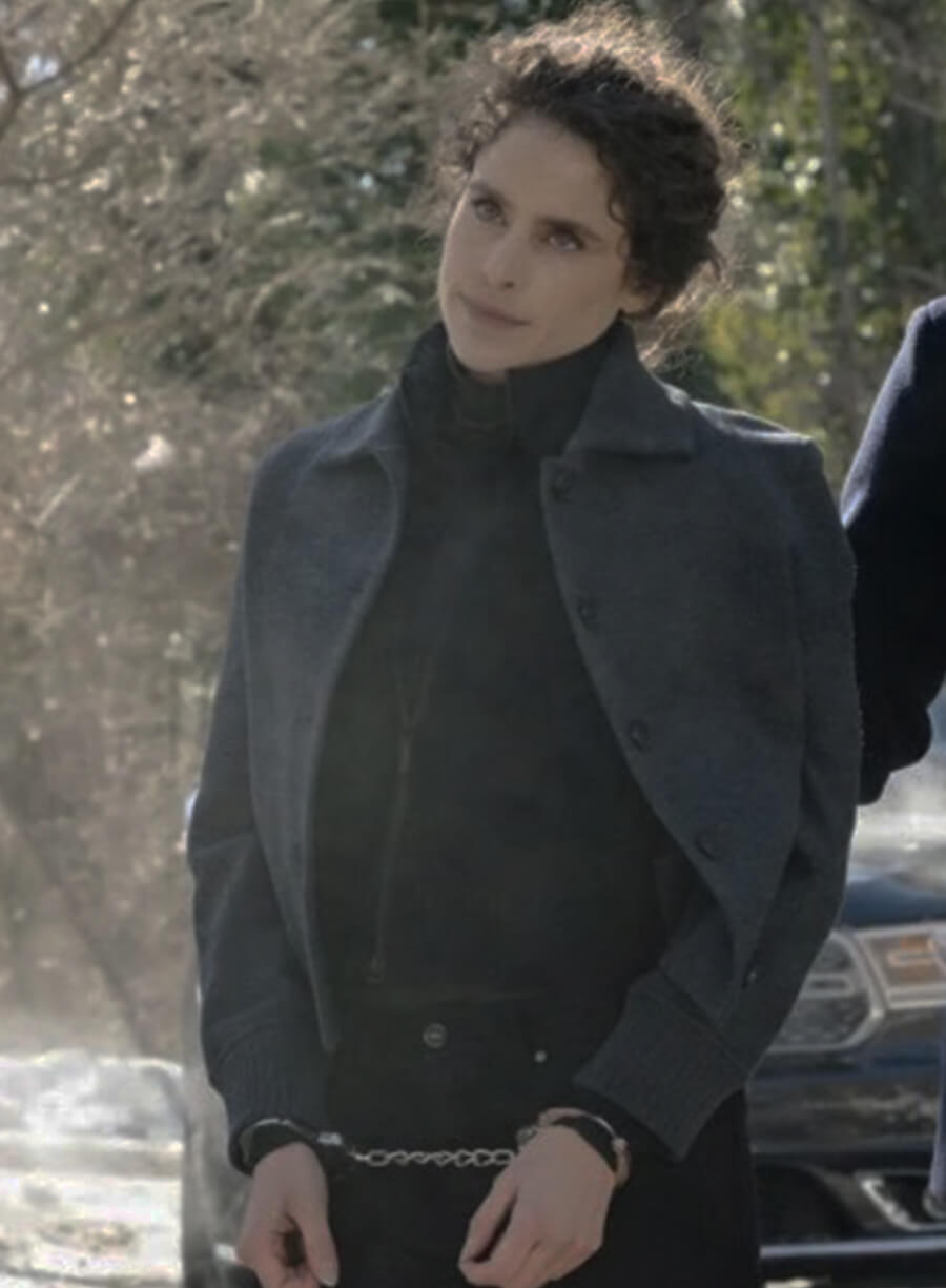 Melinda Michael CIA 2026 Mona Azar Grey Jacket