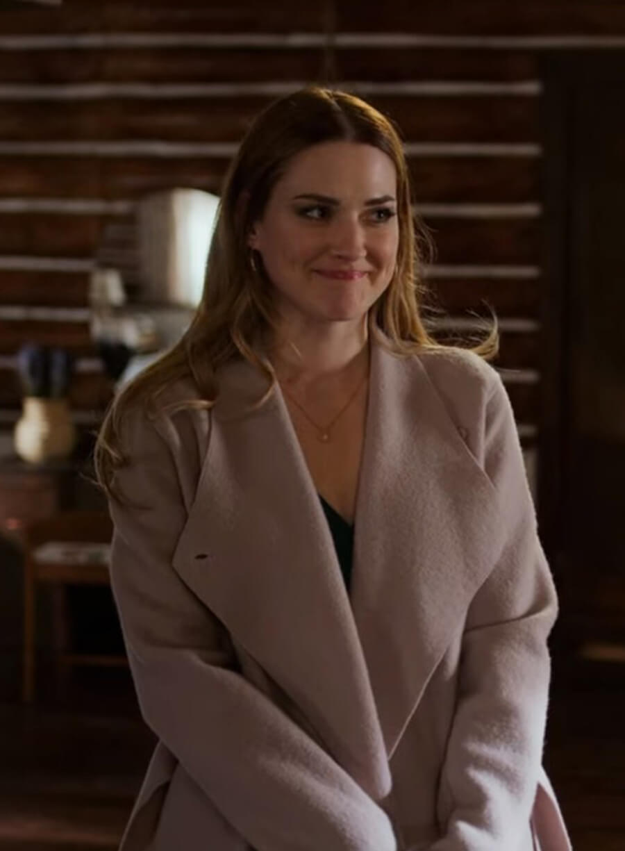 Melinda Monroe Virgin River Beige Wool Coat