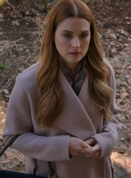 Melinda Monroe Virgin River Beige Wool Coat