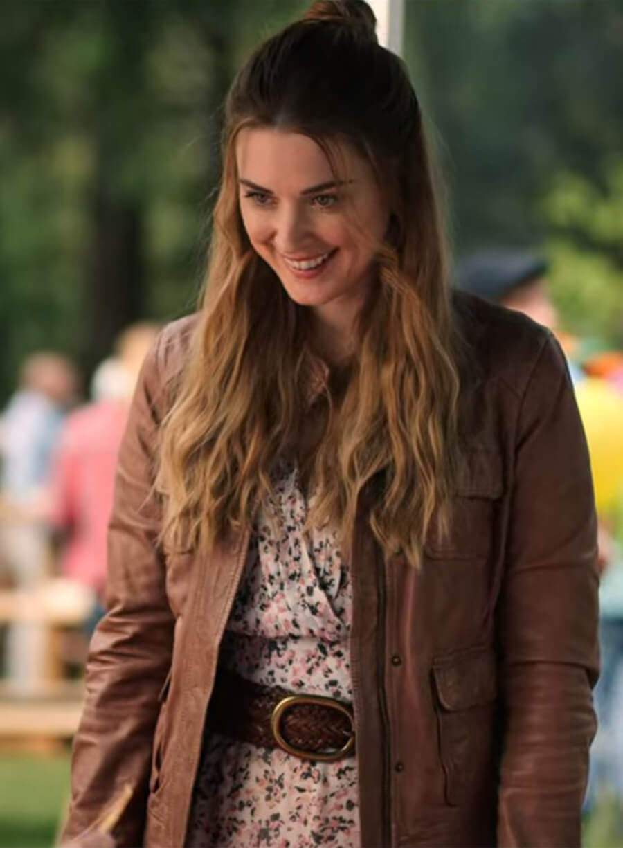 Melinda Monroe Virgin River Brown Leather Jacket