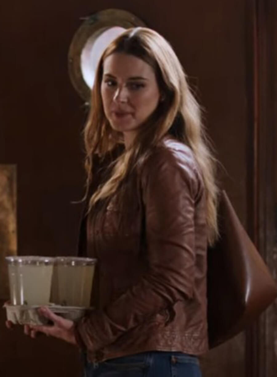 Melinda Monroe Virgin River Brown Leather Jacket