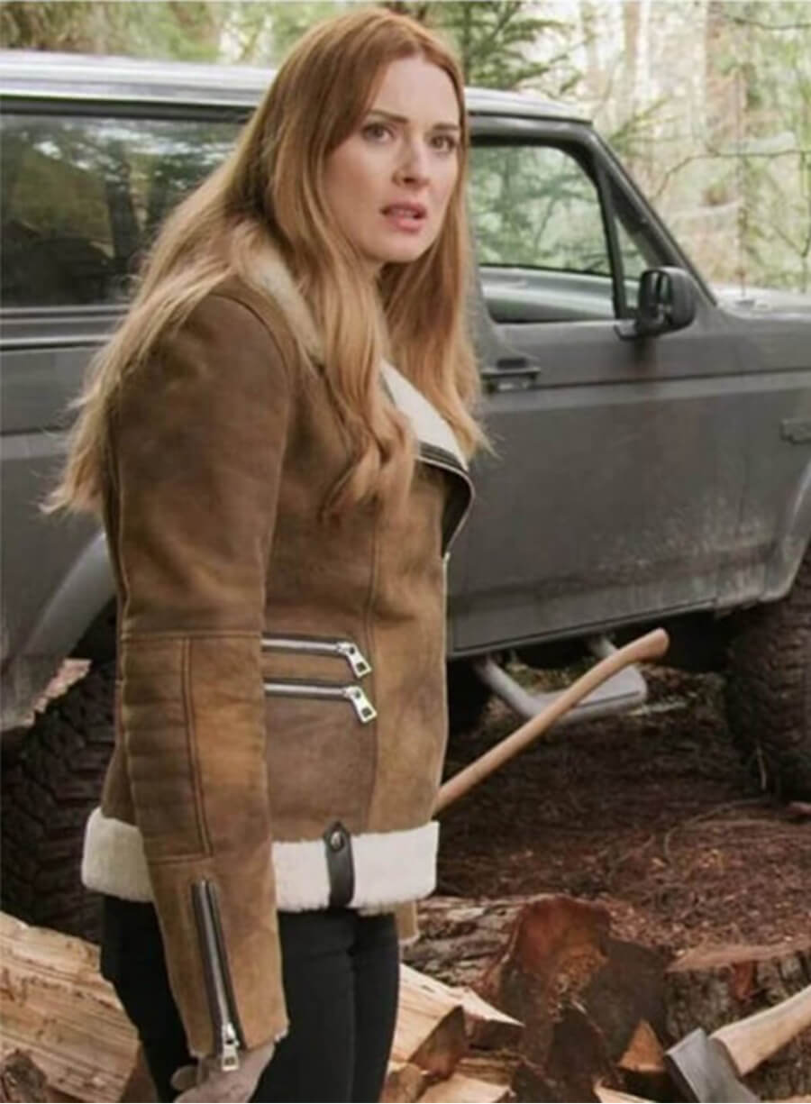 Melinda Monroe Virgin River Brown Suede Jacket