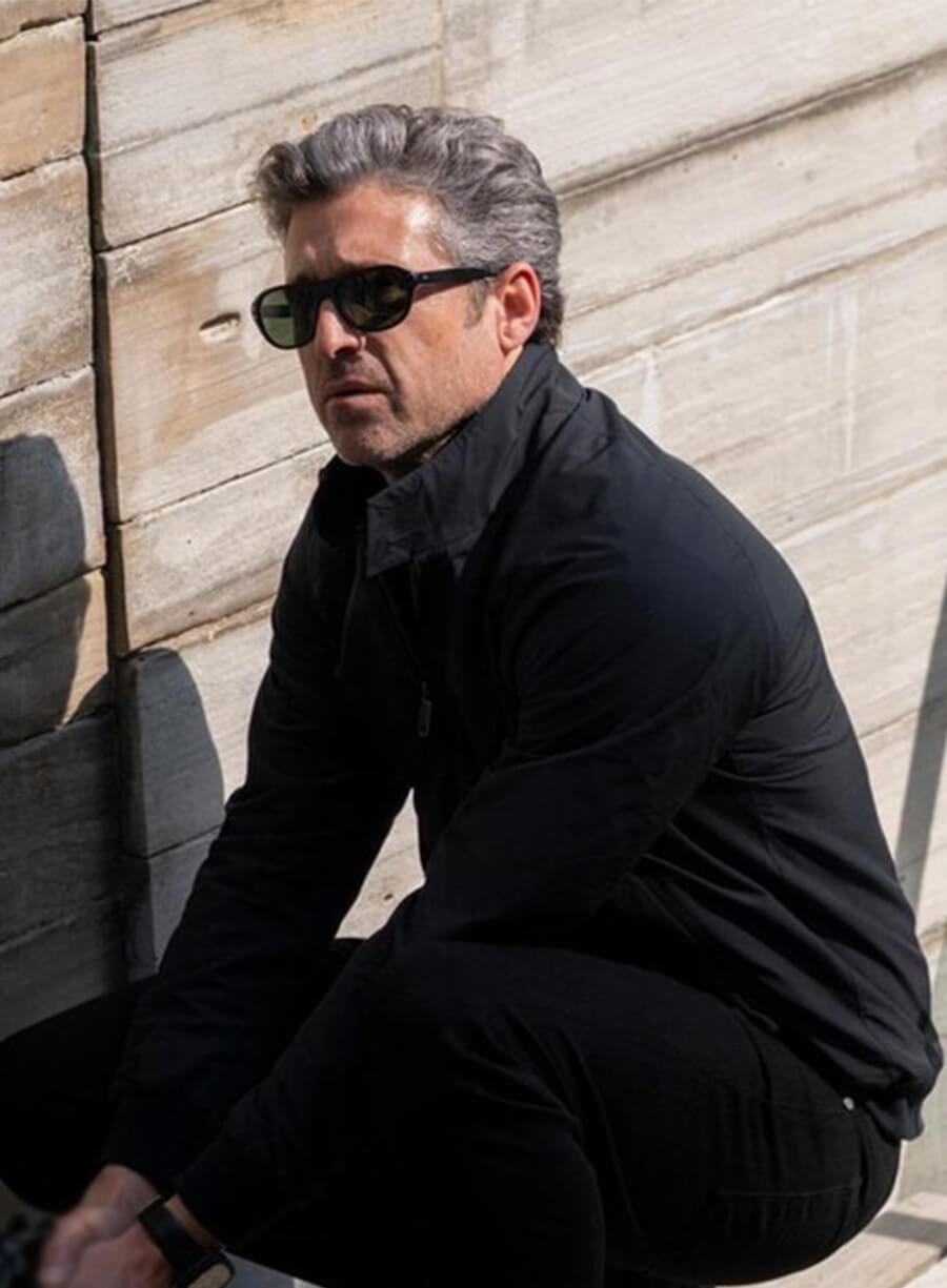 Memory of a Killer 2026 Angelo Doyle Black Cotton Jacket