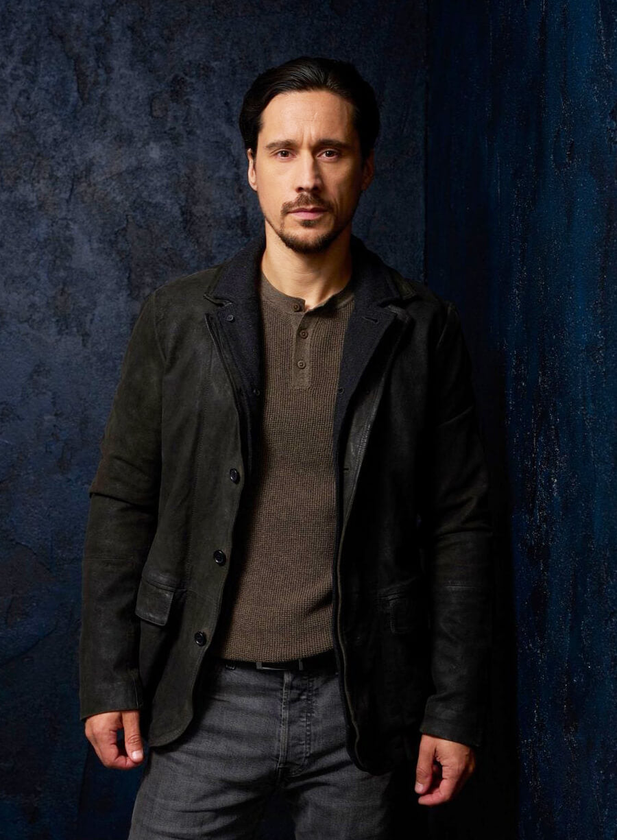 Memory of a Killer 2026 Peter Gadiot Dave Suede Jacket