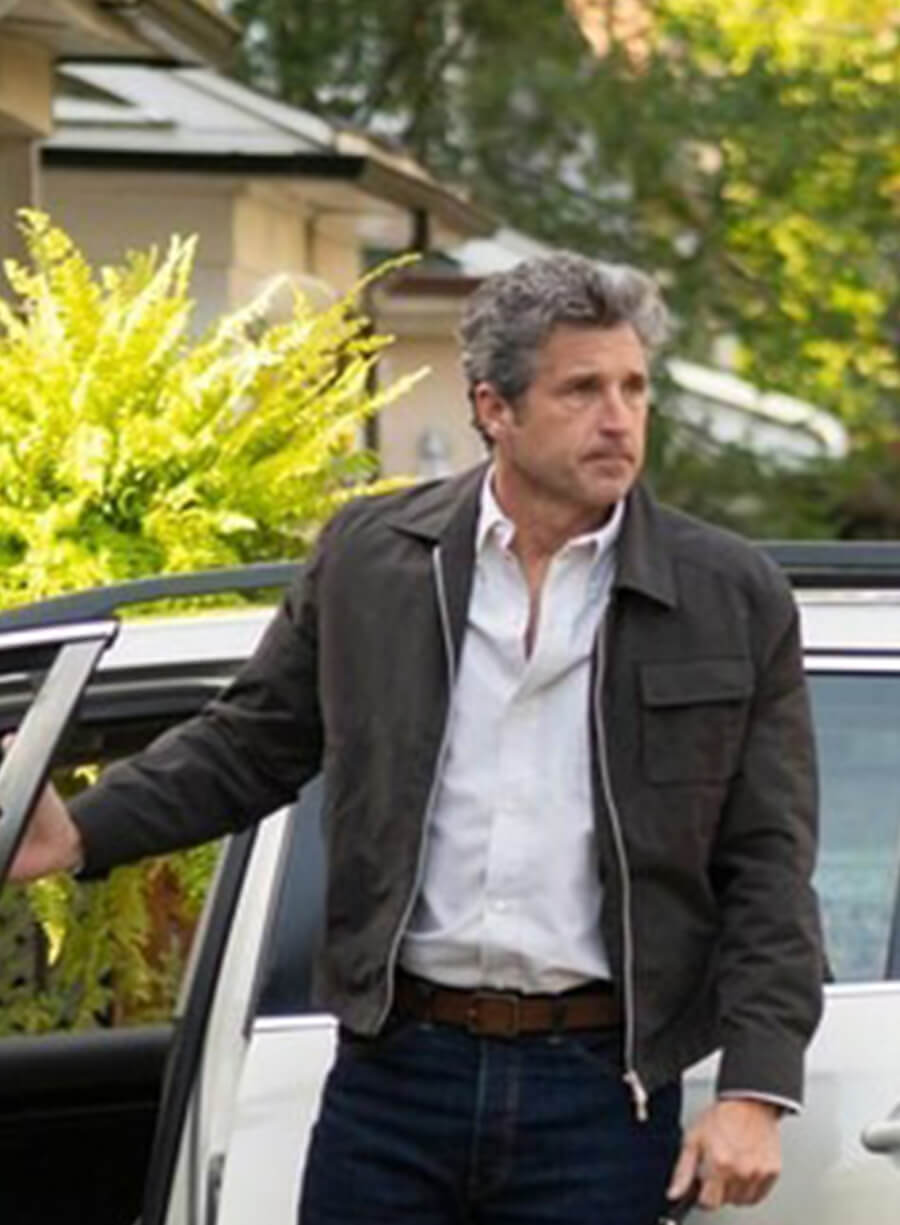Memory of a Killer Angelo Doyle Grey Cotton Jacket