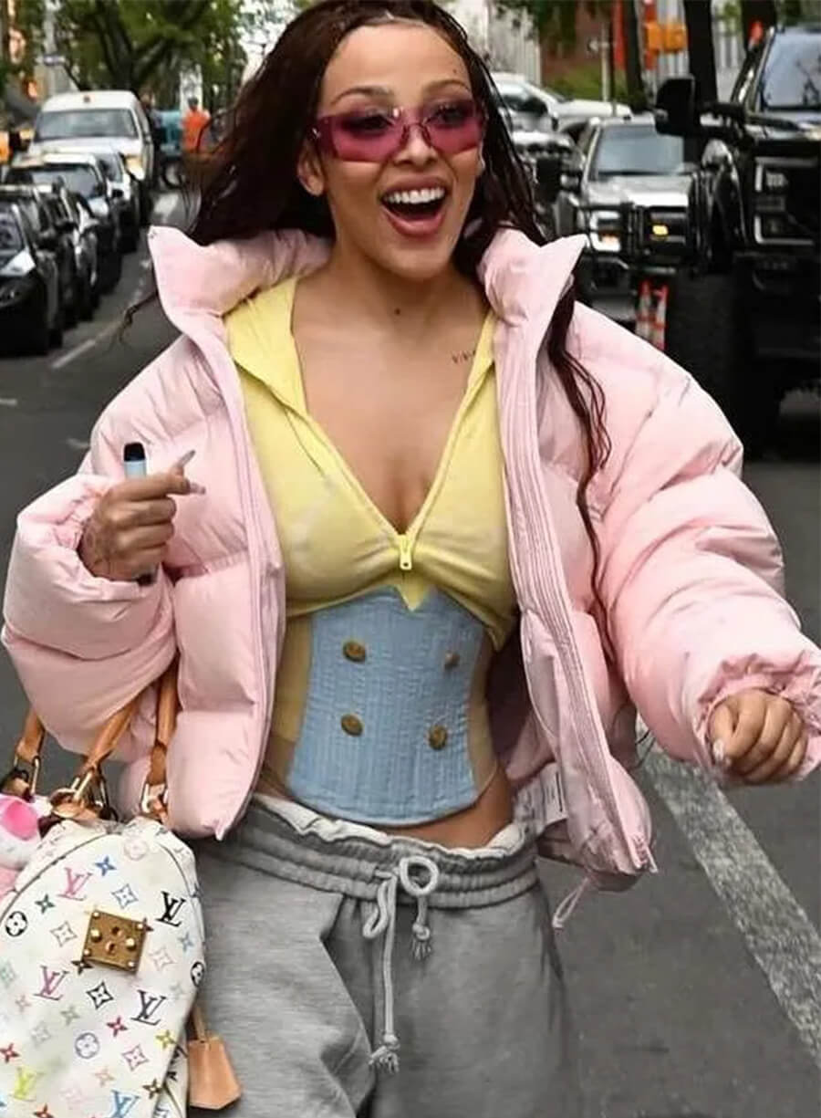 Met Gala 2026 Doja Cat Pink Puffer Jacket