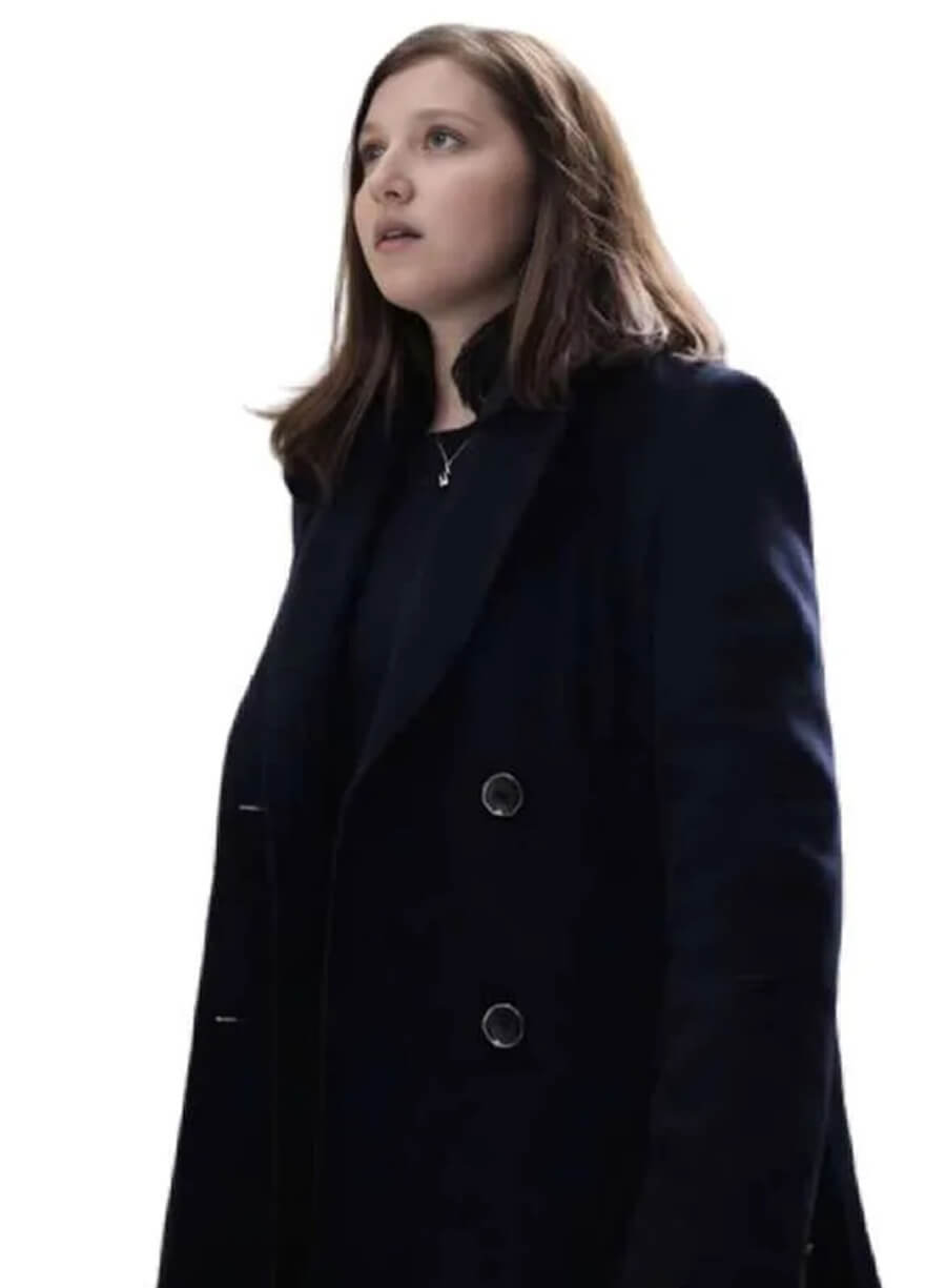 Mia McKenna-Bruce The Lady Jane Andrews Wool Coat