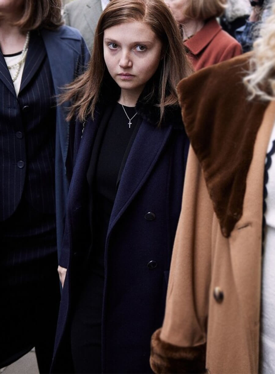 Mia McKenna-Bruce The Lady Jane Andrews Wool Coat