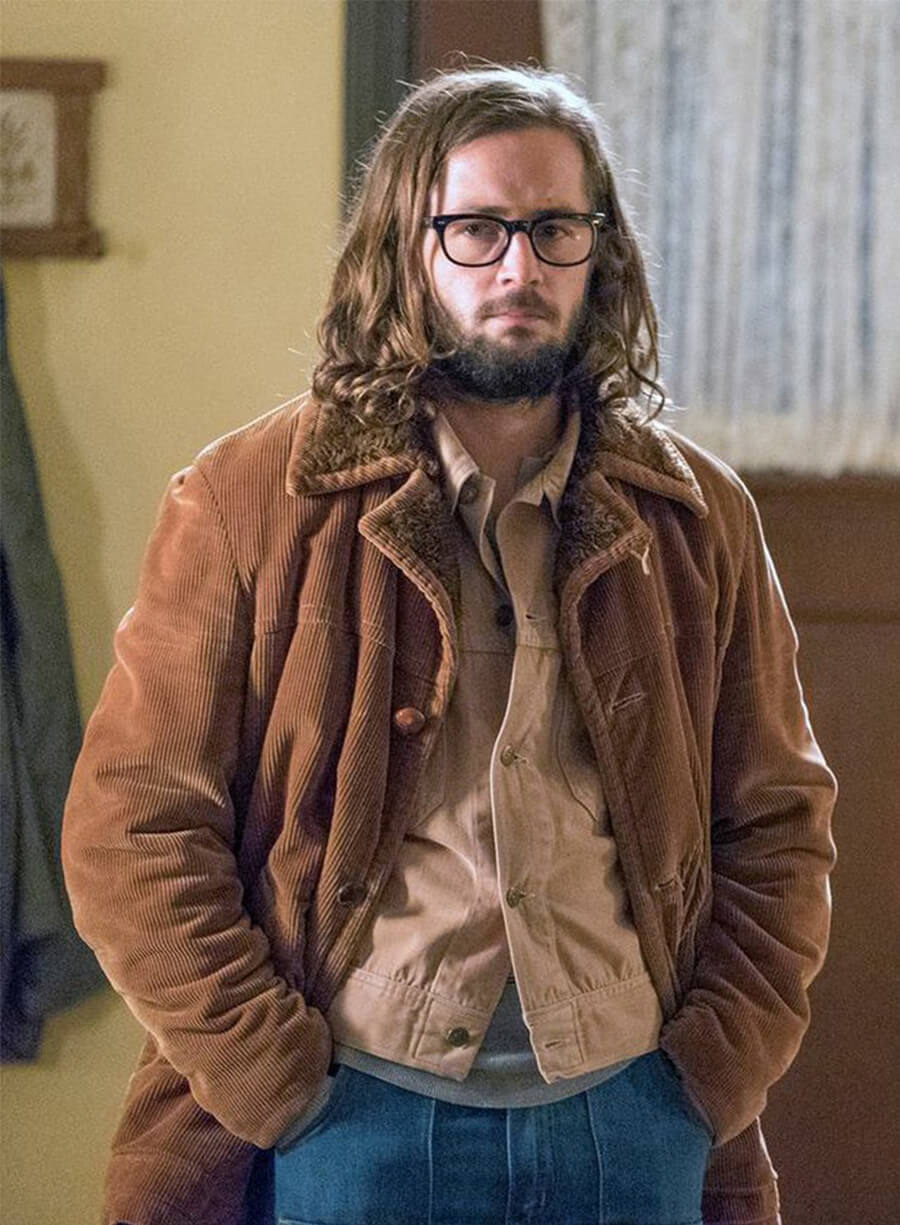 Michael Angarano This Is Us Nick Brown Corduroy Coat 