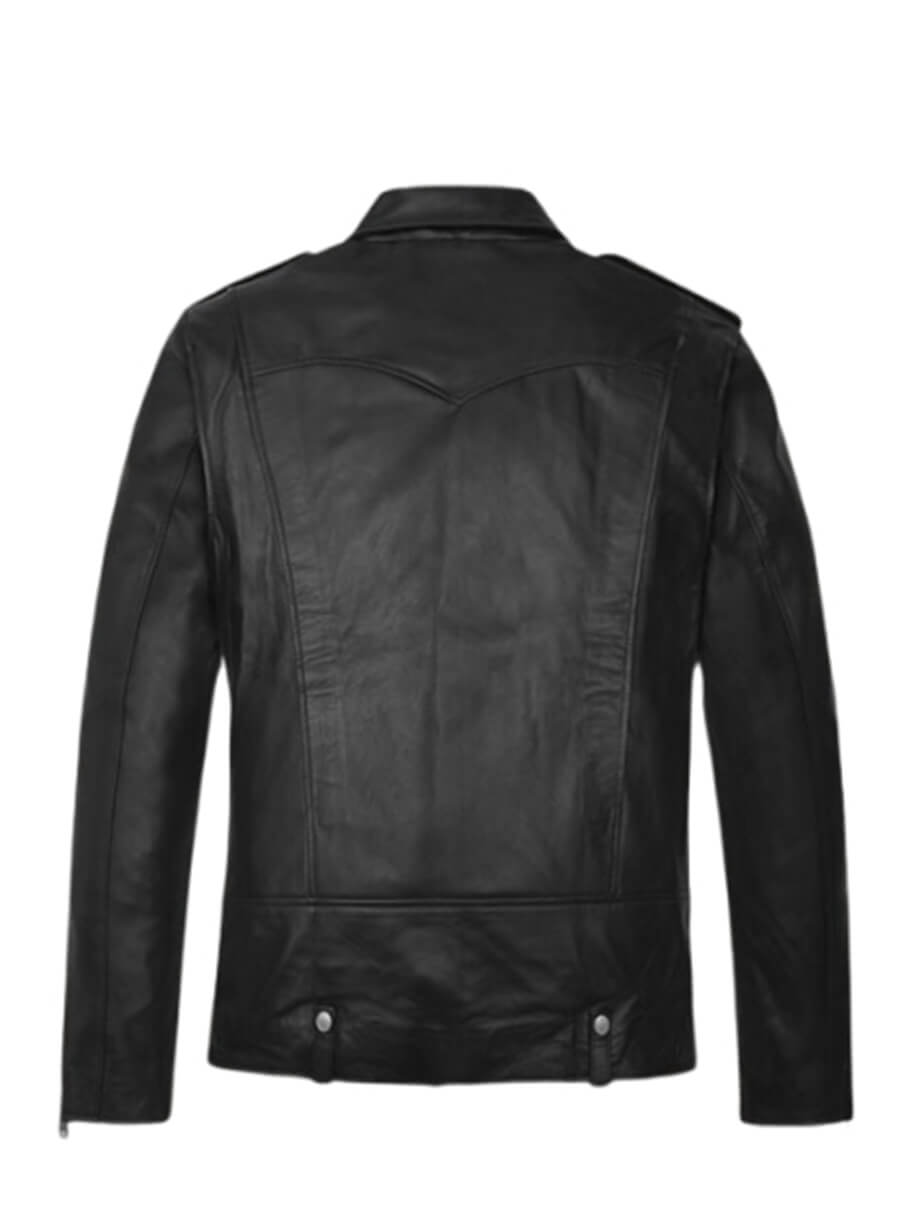 Michael B. Jordan Black Biker Leather Jacket 