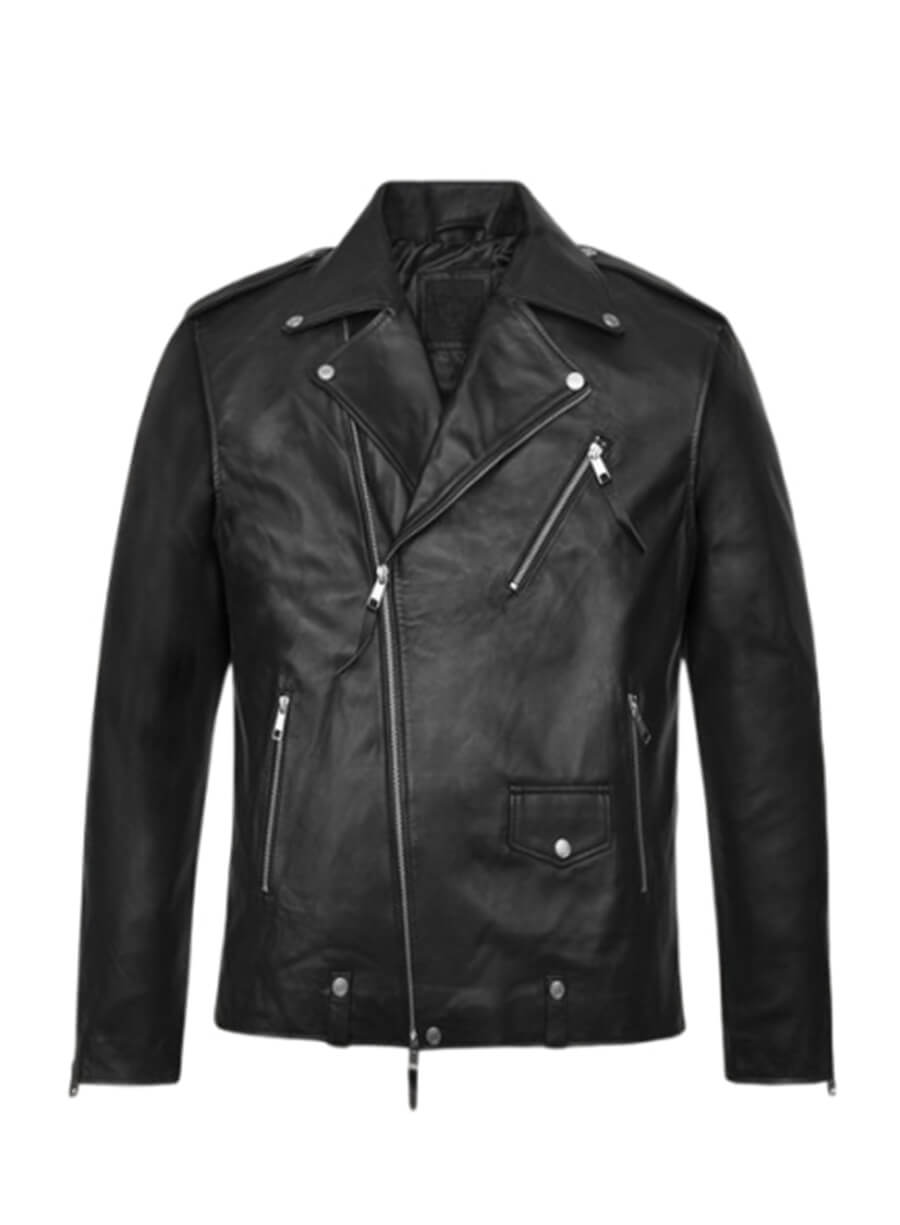 Michael B. Jordan Black Biker Leather Jacket 