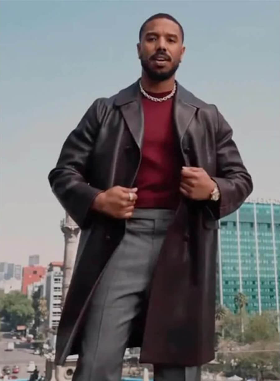 Michael B. Jordan Sinners 2025 Event Leather Coat