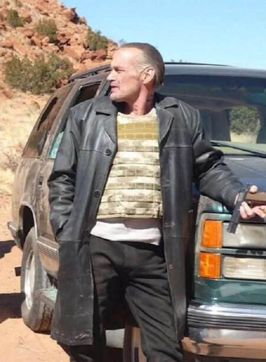 Michael Bowen Breaking Bad Jack Welker Black Leather Coat
