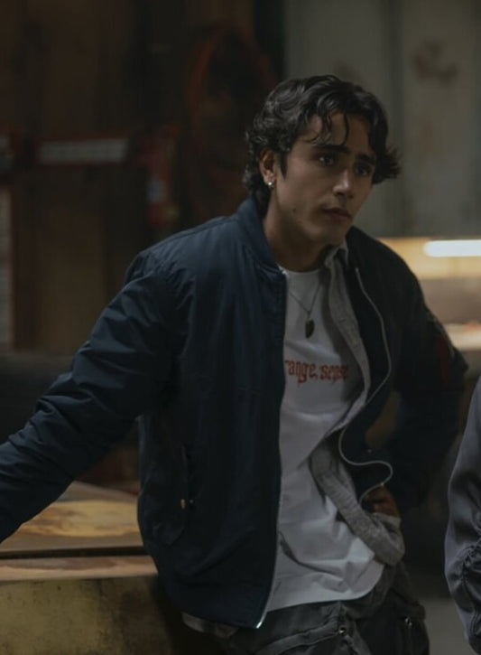 Michael Cimino Motorheads 2025 Zac Torres Blue Jacket