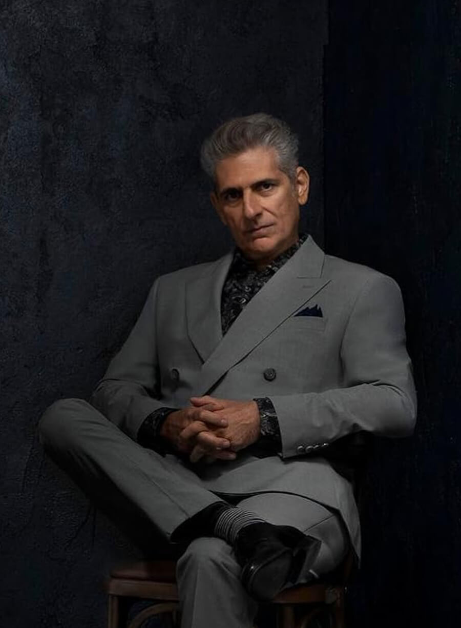 Michael Imperioli Memory of a Killer Dutch Grey Blazer