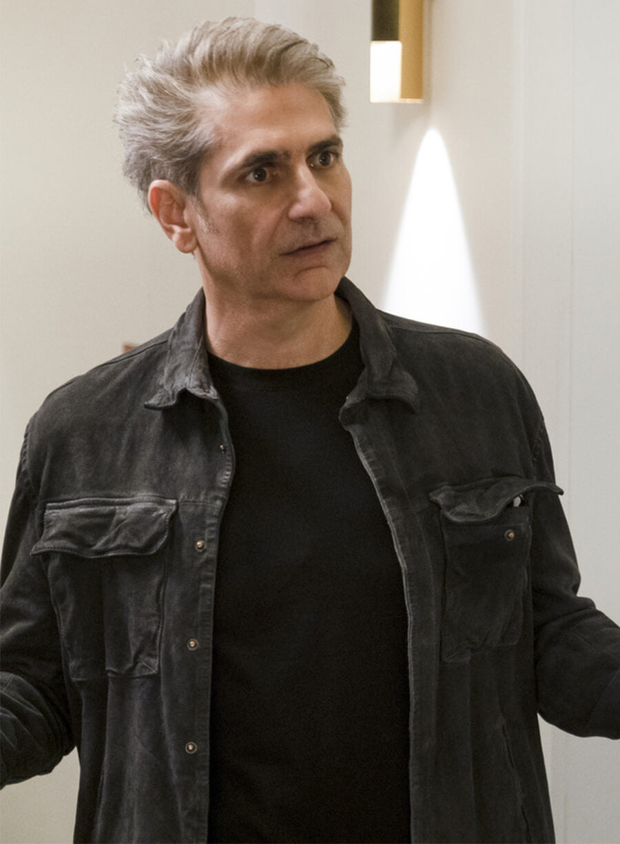 Michael Imperioli The White Lotus Black Denim Jacket 
