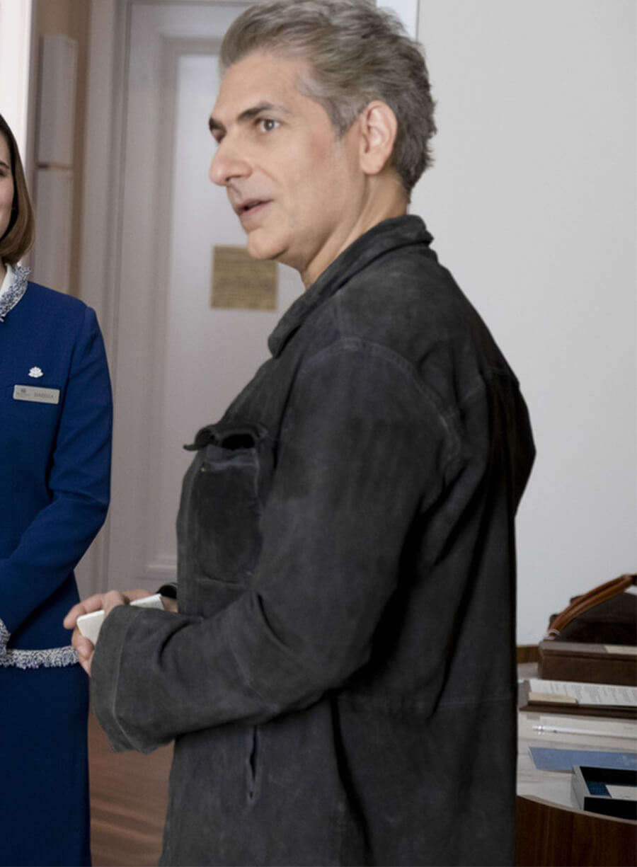 Michael Imperioli The White Lotus Black Denim Jacket 