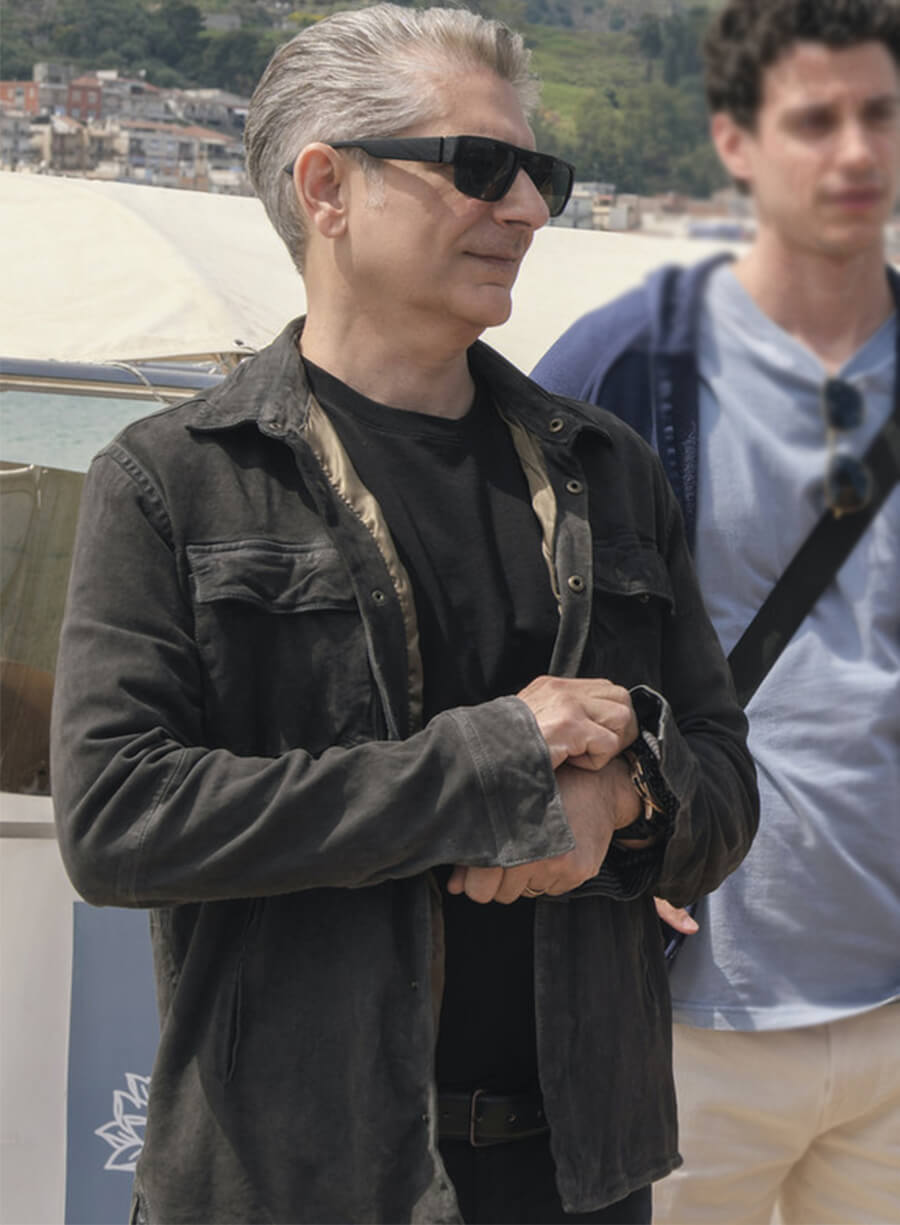 Michael Imperioli The White Lotus Black Denim Jacket 