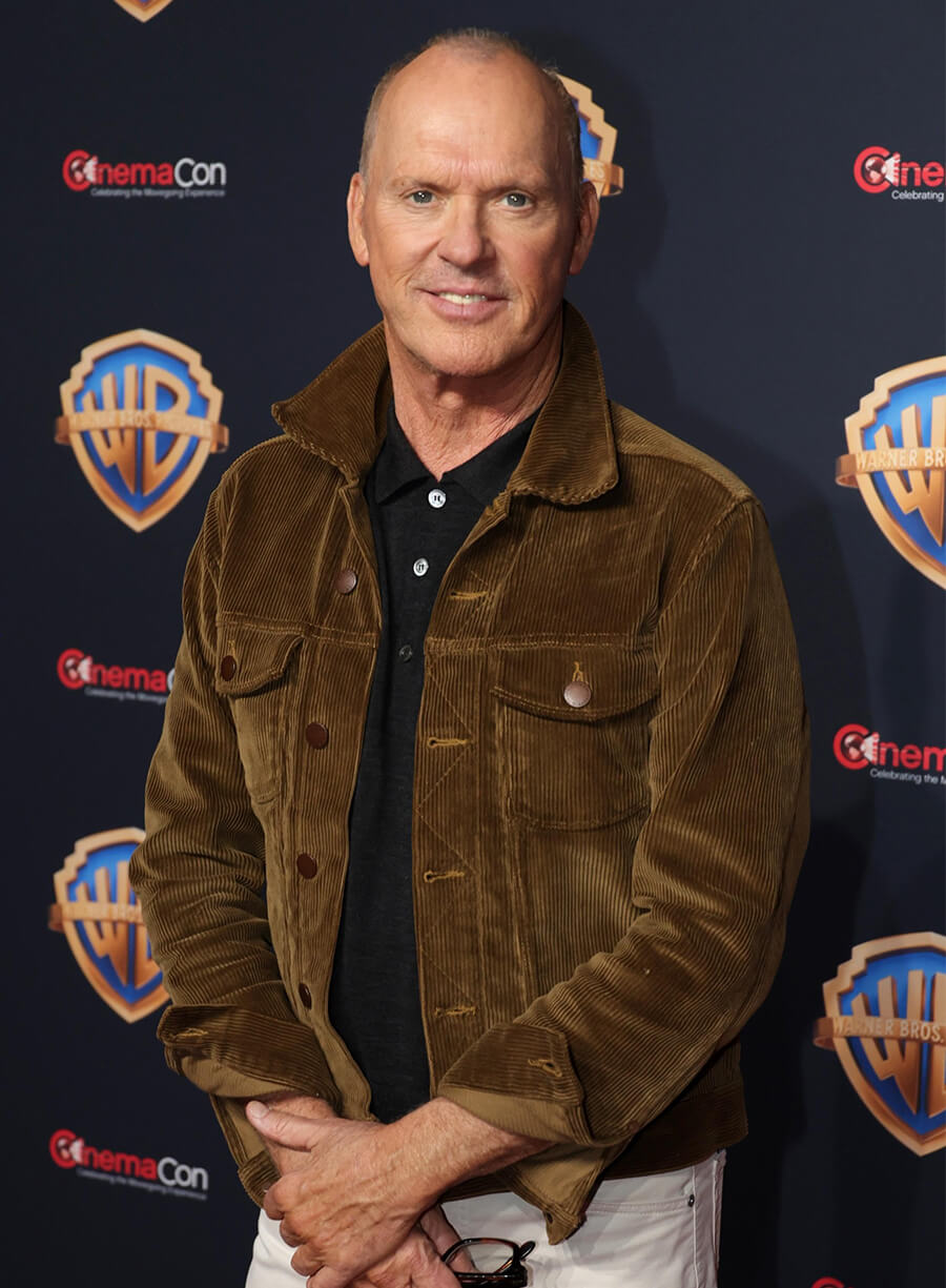 Michael Keaton Beetlejuice Beetlejuice 2024 Event Brown Jacket