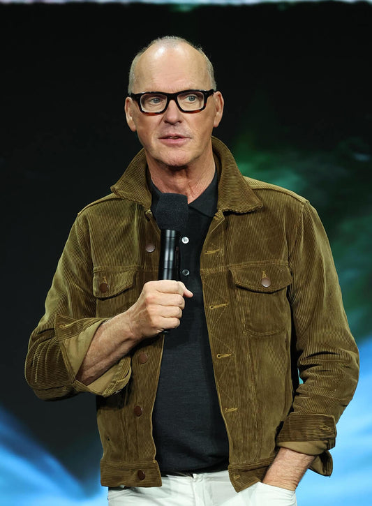 Michael Keaton Beetlejuice Beetlejuice 2024 Event Brown Jacket