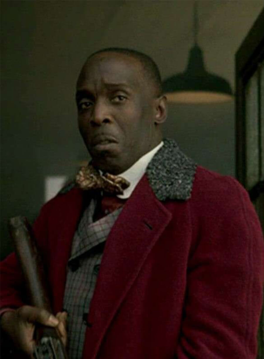 Michael Kenneth Boardwalk Empire Chalky White Red Coat